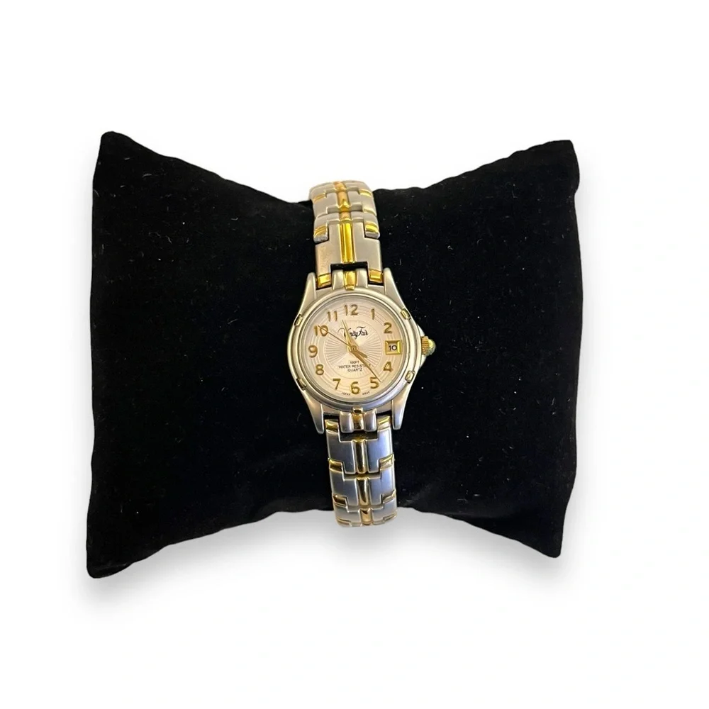 Vintage Vanity Fair Silver & Gold Toned Watch